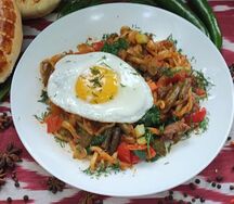 Лагман жареный