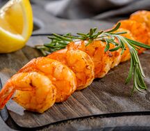 Креветки на углях