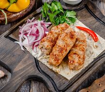 Люля-кебаб из домашней индейки