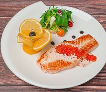 Семга с соусом Гольфстрим