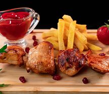 Шашлычок из куриного филе