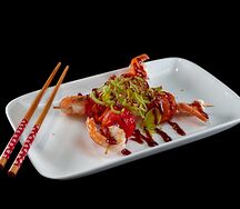 Шашлычок из креветок в соусе Терияки