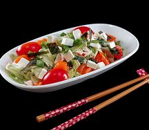 Салат Тофу с лососем