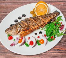 Шашлык из сибаса