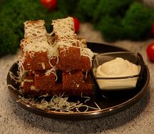 Гренки чесночные