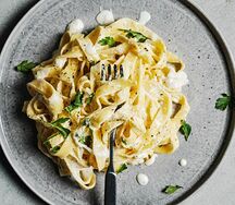 Паста Феттучини с горгонзолой