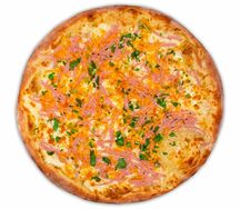 Пицца с ветчиной и сыром
