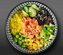 Rice bowl с лососем