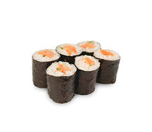 Маки с копченым лососем