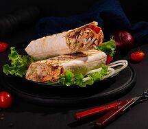 Шаурма Фирменная с соусом гриль