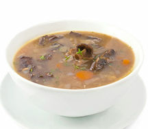 Грибной суп с кабачками