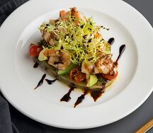Креветки и кальмары