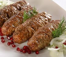 Люля из баранины жаренные
