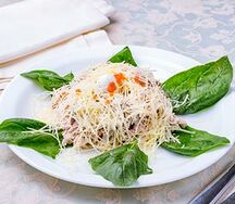 Салат Перепелиное гнездо