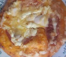Мини-пицца с курицей