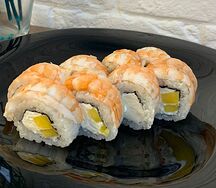 Креветка и манго