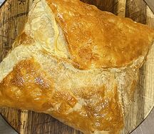 Хачапури из слоеного теста