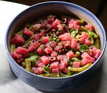 Казаречче с тартаром из тунца