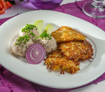 Форшмак с драниками