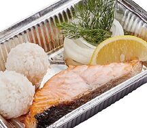 Стейк Лосось