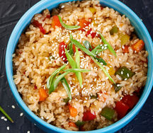 Тяхан с овощами