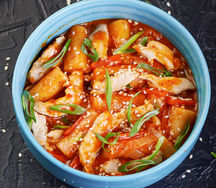 Токпокки с курицей