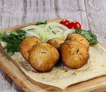 Шампиньоны на мангале