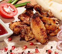 Шашлык из куриных крыльев