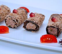 Рулет из баклажанов