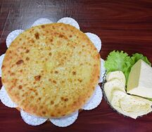 Осетинский пирог с сыром Уалибах