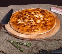 Пирог с курицей и грибами