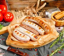 Колбаски к пиву жареные от шефа!