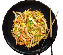 Wok Лапша из cвинoй вырезки