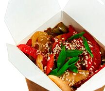 Wok Фунчоза с овощами