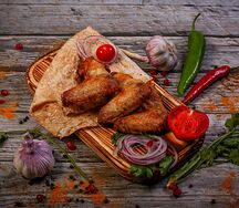Шашлык из куриных крыльев