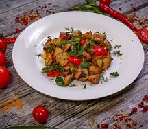 Картошка с грибами