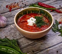 Борщ с говядиной
