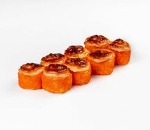 Запечённый ролл Калифорния с крабом