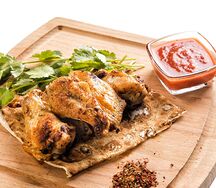 Шашлык из куриных крылышек