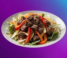 Корейский салат с говядиной и овощами