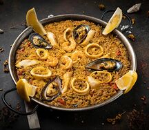 Паэлья с морепродуктами