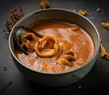 Суп Париуэла с морепродуктами