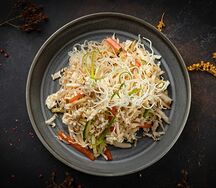 Салат с китайской капустой и фунчозой