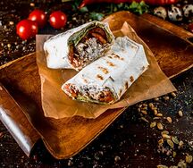 Шаурма с люля-кебабом из баранины