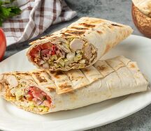 Шаурма Цезарь в обычном лаваше