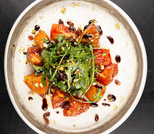 Салат с печёной тыквой