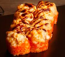 Запеченный с окунем