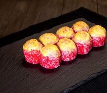 Запеченный ролл с кальмаром