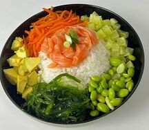 Поке с лососем