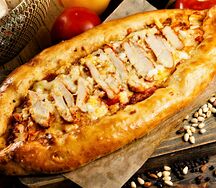 Пицца с куриным филе
